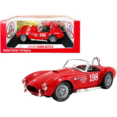 Shelby Collectibles SC198 - 1965 Shelby Cobra 427 SC Convertible 198 Red ACME Exclusive 