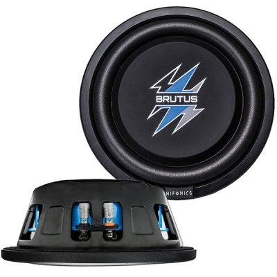 HIFONICS BXS8D4 - Hifonics 8 Brutus Series Shallow Subwoofer 400W Max 4 Ohm DV