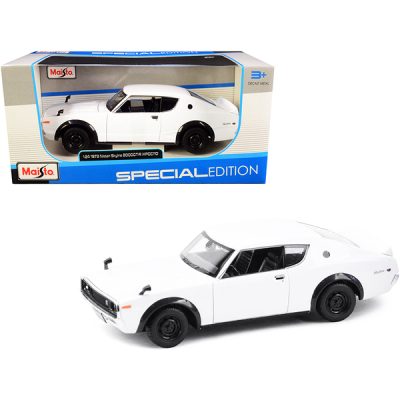 Maisto 31528w - 1973 Nissan Skyline 2000GT-R (KPGC110) White Special Edition