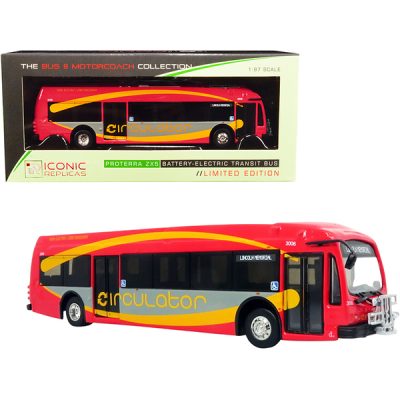 Iconic Replicas 87-0309 - Proterra ZX5 Battery-Electric Transit Bus DC Circulator Linc