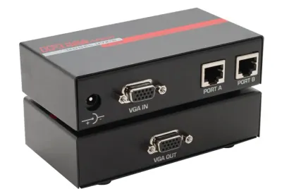 HALL RESEARCH UV2-S - UV2-S Video Splitter with Phantom Power over UTP