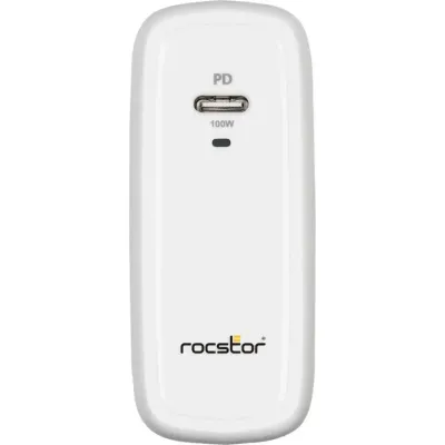 ROCSTOR Y10A247-W1 - PREMIUM 100W SMART USB-C POWER ADAPTER - COMPATIBLE WITH ANY