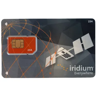 Iridium IRID-SIM-DIP - Iridium Postpaid Orange SIM Card - Activation Required