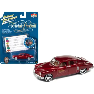 Johnny Lightning JLPC005-JLSP217 - 1948 Tucker Torpedo Red Maroon Metallic Tucker: The Man and 