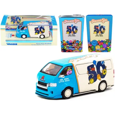 Tarmac Works T64-038-MR - Toyota Hiace Widebody Van Mr. Men Little Miss 50th Anniversa