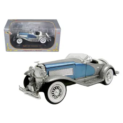 Signature Models 32318bl - 1935 Duesenberg SSJ Convertible Diecast Model Car - 132 Scal