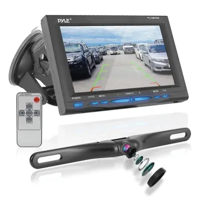 PYLE RA12443 - Pyle(R) PLCM7500 7 Window Suction-Mount LCD Widescreen Monit