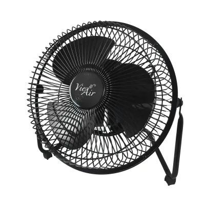 VIE AIR VA-8PB - Vie Air 8 Inch High Velocity Metal Desk and Floor Fan
