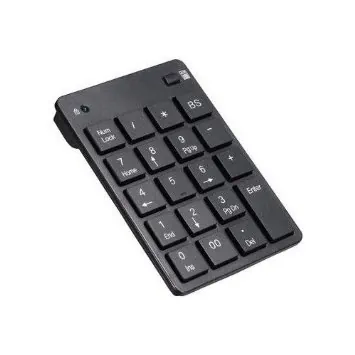 ACCESSCHANNEL PARTNERS, LLC KP-758RF - SOLIDTEK KP-758 Wireless USB Keypad - Black
