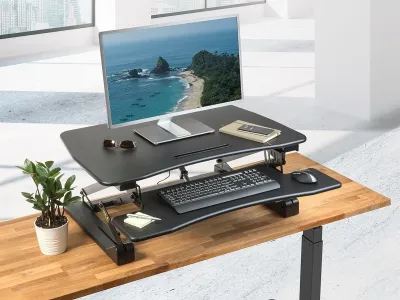 Monoprice 27774 - WORKSTREAM BY MONOPRICE ELECTRIC HEIGHT ADJUSTABLE SIT-STAND