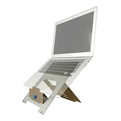 RGO RGORISTSI - R-GO Riser Adjustable Laptop Stand - Silver, TAA Compliant
