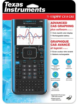 Texas Instruments NSCXCAS2/FC/2L1/ - TI Nspire CX II CAS Student So