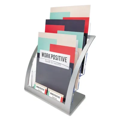 DEFLECTO DEF 693745 - Deflecto Contemporary Literature Holder - 3 Tier(s) - 13.3 H