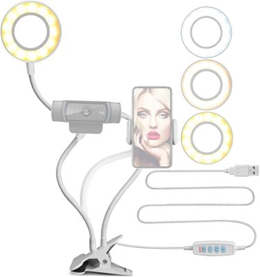 NexiGo MLS10S - NexiGo 10 Inch LED Selfie Ring Light with Remote Control