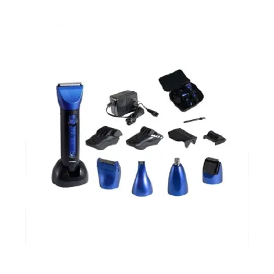 OPTIMUS 50150 CASE - Optimus 15 Piece WetDry Multi-Use Clipper and Trimmer, BlueB