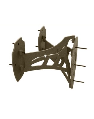 Skull Hooker SKH-DSM-BRN - DUAL SHOULDER MOUNT BROWN