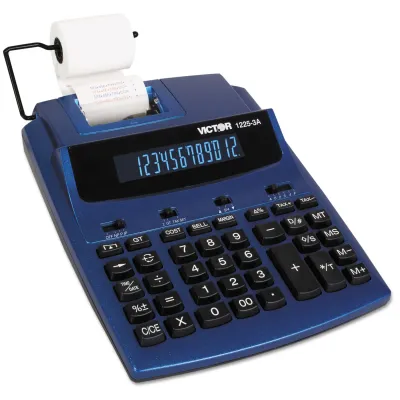 Victor Tech 1225-3A - Victor 12253A Commercial Calculator - Dual Color Print - 3 l