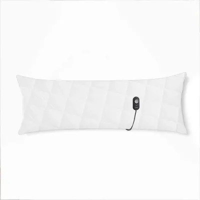 SUNBEAM 2130276 - Sunbeam Heated Body Pillow with Adjustable Temperature Contr