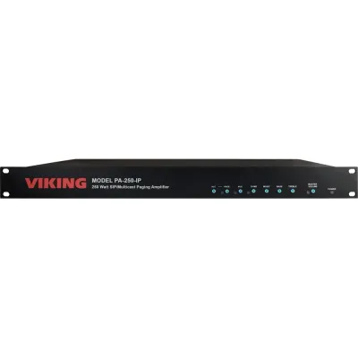 Viking Electronics VK-PA-250-IP - 250W SIPMulticast Paging Amplifier with Advanced Features