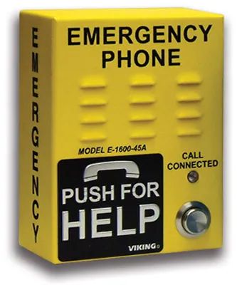 Viking Electronics VK-E-1600-45-IP - VoIP ADA Compliant Emergency Phone with Dialer and Voice Ann