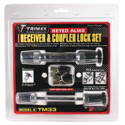 Trimax TM33 - TRIMAX T3-58 RECEIVER LOCK & TC3 3-12 SPAN COUPLER LOCK