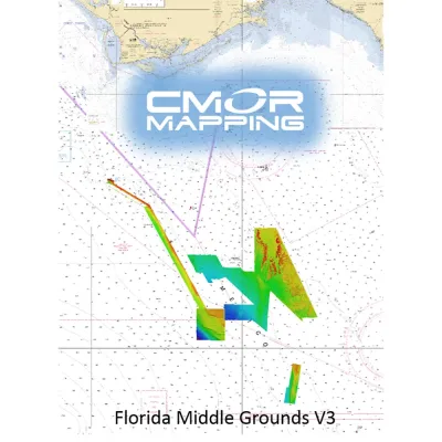 CMOR Mapping MDGR003S - CMOR Mapping Florida Middle Grounds V3 for Chartplotters