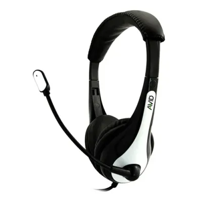 AVID 1EDU-AE36WH-ITE - AE-36 Single Plug Microphone Headset - White