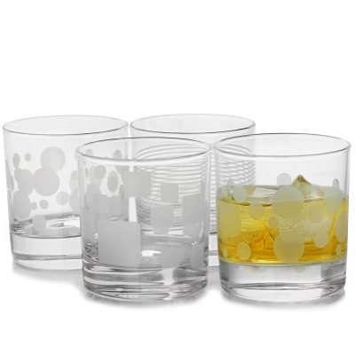 Pasabahce 95591-1046075 - Pasabahce Trend 4 Piece 10.25 oz Old Fashioned Glass Set