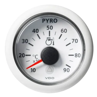Veratron A2C59512333 - 52 MM (2-116) ViewLine Pyrometer - 100 to 900C - White Dial 