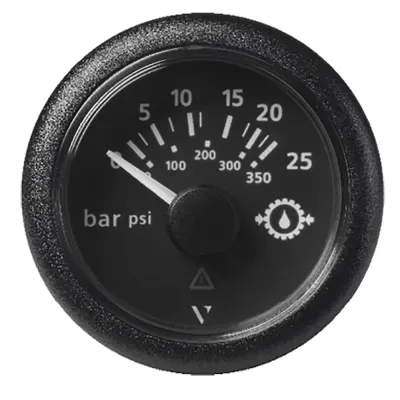Veratron A2C59514136 - Veratron 52MM ViewLine Transmission Oil Pressure Gauge - 25 
