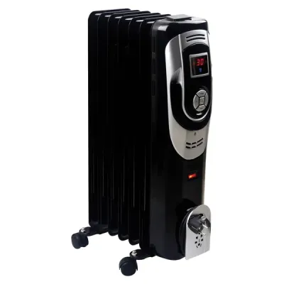 OPTIMUS H-6015 - OPTIMUS H-6015 Oil-Filled Radiator Heater with Timer