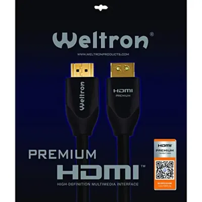 WELTRON 91-804CP-01M - 1 METER CERTIFIED PREMIUM HDMI CABLE