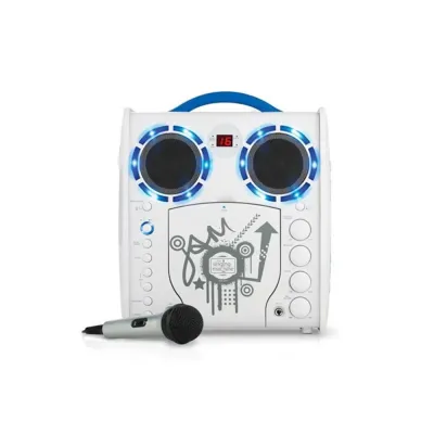 SINGING MACHINE SML383YB - Singing Machine CDG Portable Karaoke Lightshow