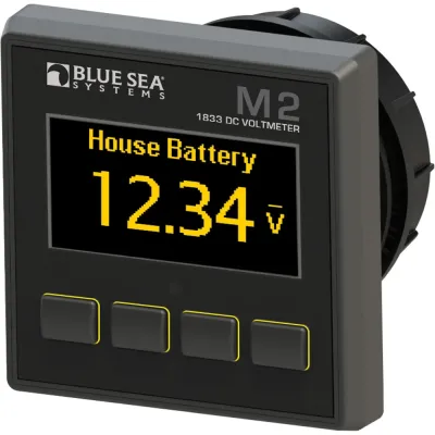 Blue Sea Systems 1833 - Blue Sea 1833 M2 DC Voltmeter