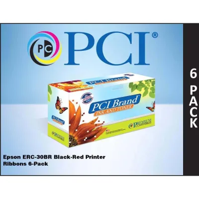 PCI ERC30BPC - PCI BRAND COMPATIBLE EPSON ERC-38B, ERC38B BLACK RIBBONS (BO