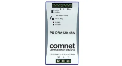 COMNET PS-DRA120-48A - Comnet 120W 48V Industrial DIN Rail Power Supply