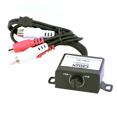 CRUX CBC1 - CRUX Bass Control Knob Stereo RCA Male to Female