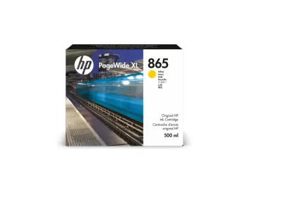 HP Hewlett Packard 3ED84A - HP 865 500ml Pagewide XL Ink Cartridge Yellow 3ED84A