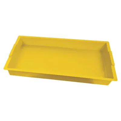 DEFLECTO DEF 39507YEL - Deflecto Antimicrobial Finger Paint Tray - Painting - 1.83He