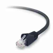 Belkin A3L980-12-BLK-S - Belkin High Performance Cat. 6 UTP Network Patch Cable - RJ-