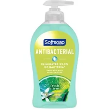 COLGATE PALMOLIVE, IPD. CPC 03563 - Softsoap Antibacterial Soap Pump - Fresh Citrus Scent - 11.3