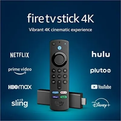 Amazon B08XVYZ1Y5 - Fire TV Stick 4K - Ultimate 4K Streaming & Smart Control