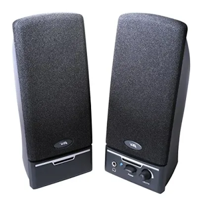 Cyber Acoustics CA-2014RB - CYBER ACOUSTICS CA-2014RB 2.0 SPEAKER SYSTEM 4 W RMS (BLACK)