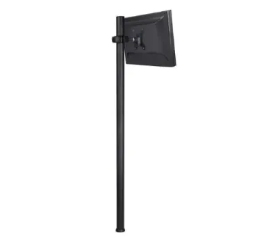 ATDEC SD-DP-1150 - ATDEC 45.25IN POLE DESK MOUNT WITH ONE DISPLAY HEAD - LOADS 