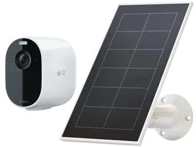 Arlo VM2030136001BN - Arlo Essential Spotlight Camera Bundle with Solar Panel