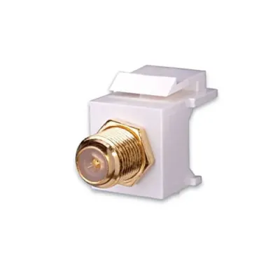 Vanco International 0002-0444 - F81 Keystone Insert - Gold and White Color Options