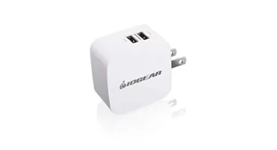 IOGear GPAW2U4 - Dual USB 4.2A 20W Wall Charger