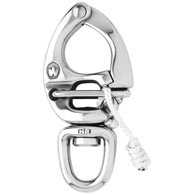 Wichard Marine 02677 - Wichard HR Quick Release Snap Shackle With Swivel Eye - 130m