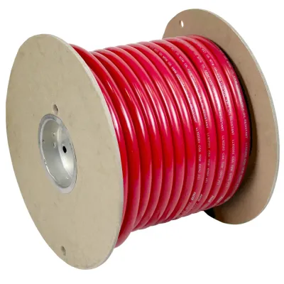 Pacer Group WUL2RD-100 - Pacer Red 2 AWG Marine Battery Cable - 100 Feet