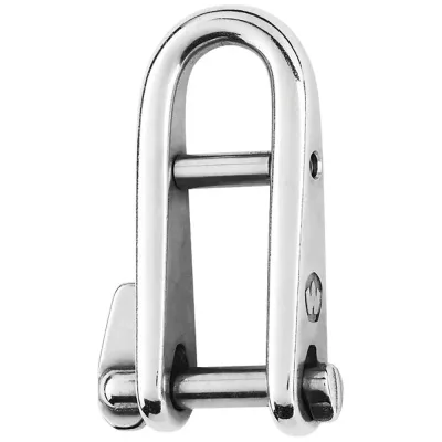 Wichard Marine 91434 - 8mm HR Key Pin Shackle with Bar for Heavy Lifting